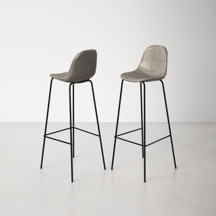 AllModern Kody Vegan Leather Bar & Counter Stool & Reviews Wayfair